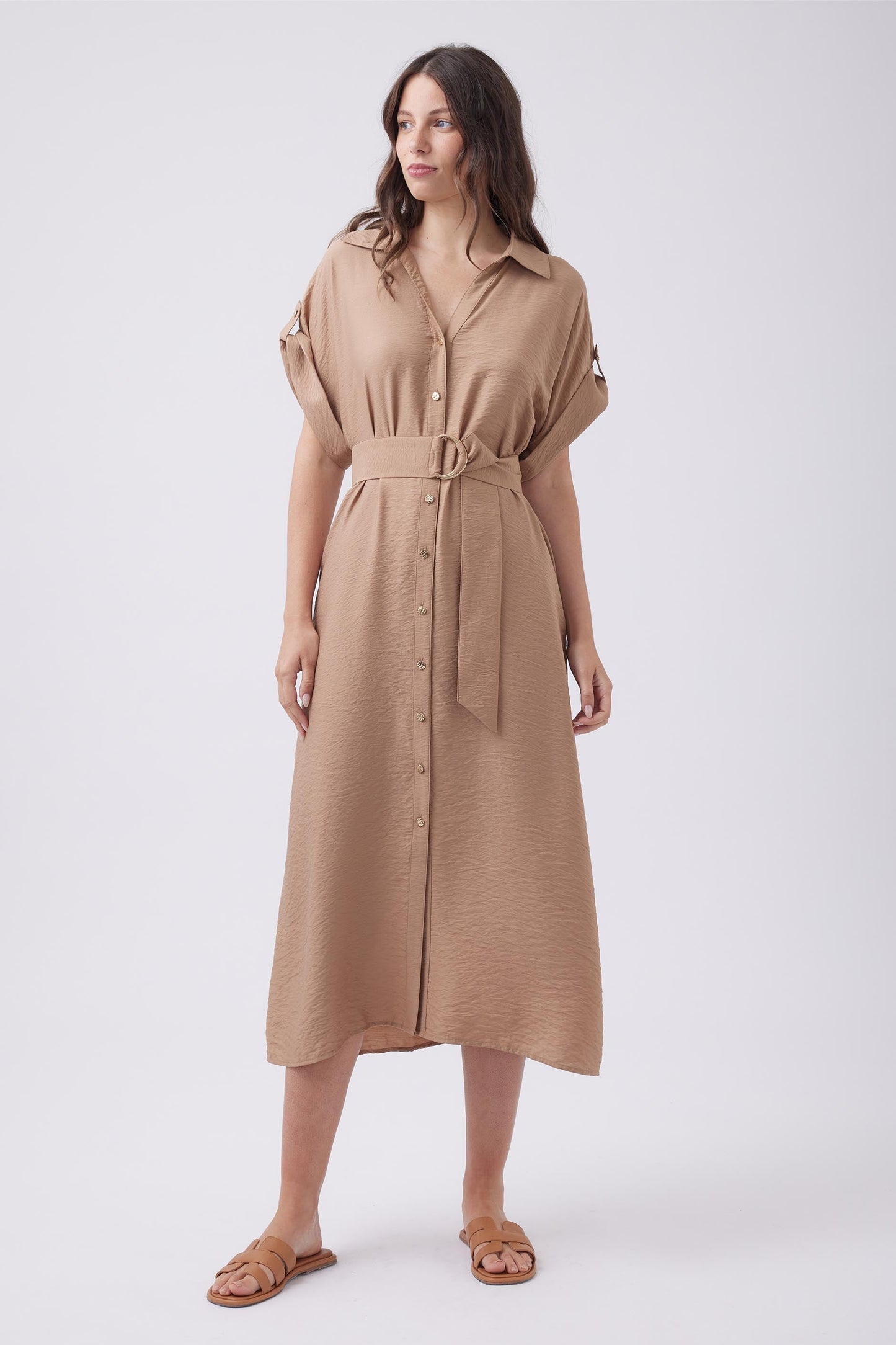 Nadia Midi Shirt Dress