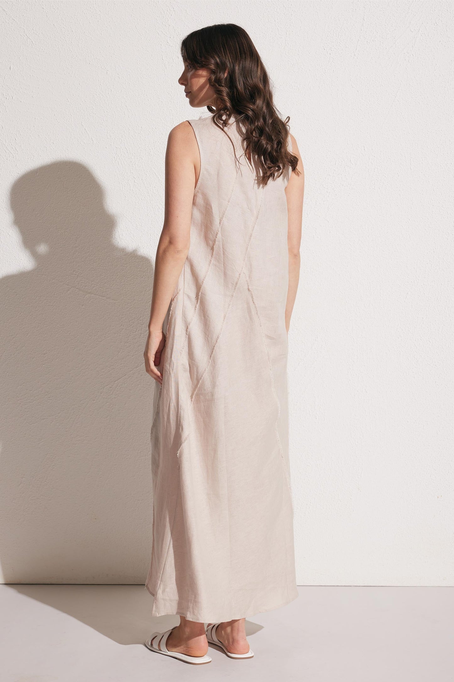 Maddie Linen Midi Dress