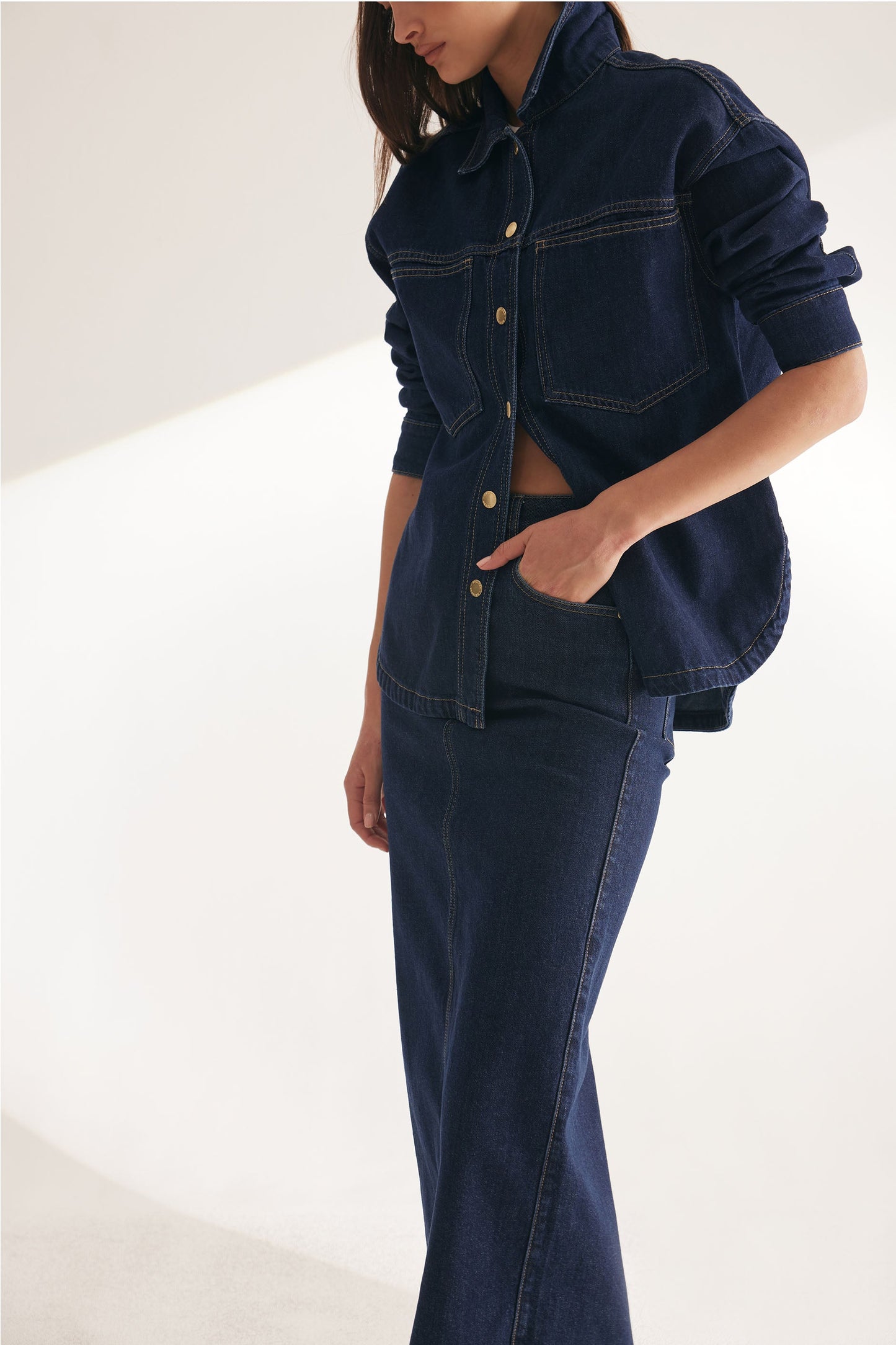 Cindy Denim Shacket