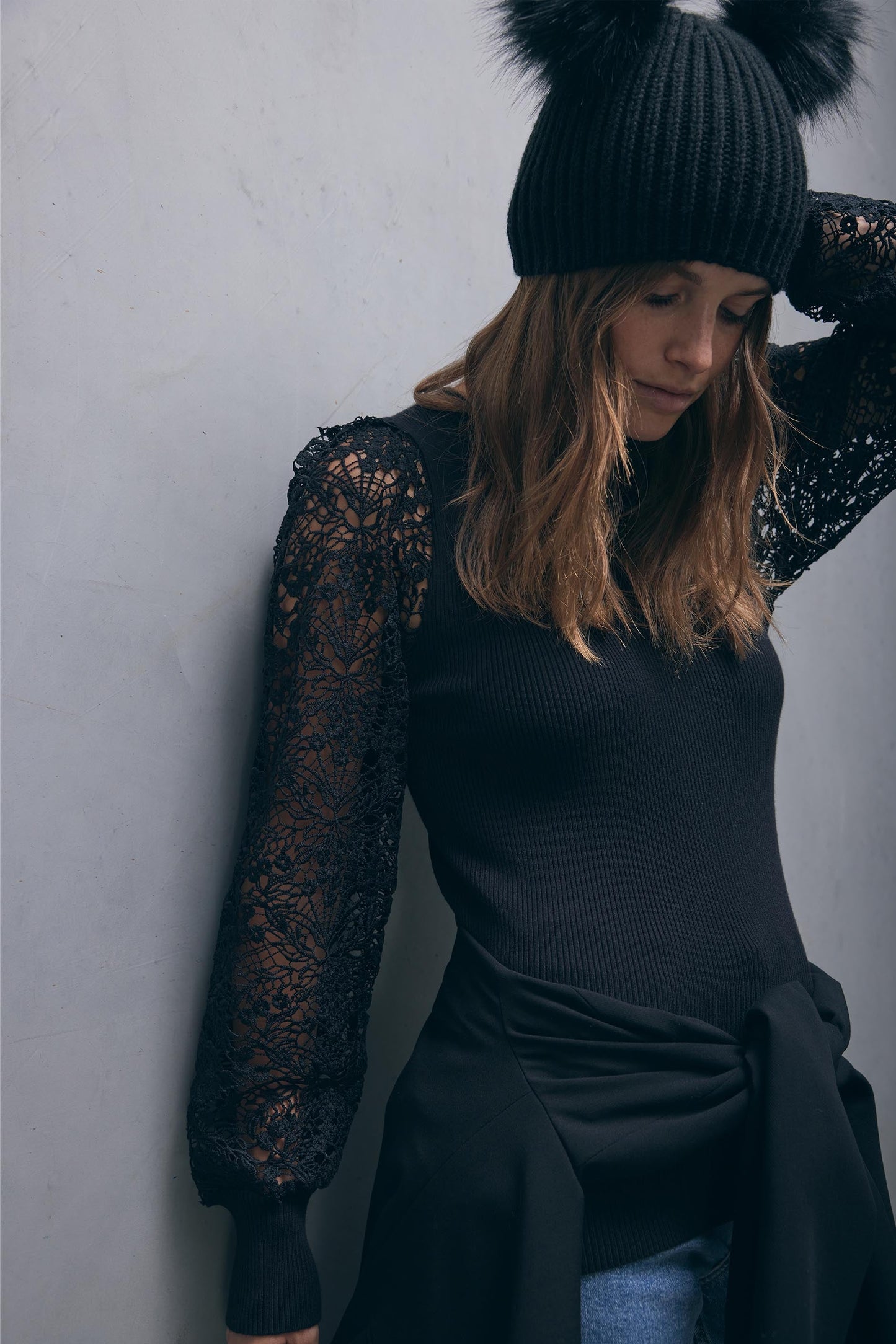 Valarie Contrast Sleeve Top