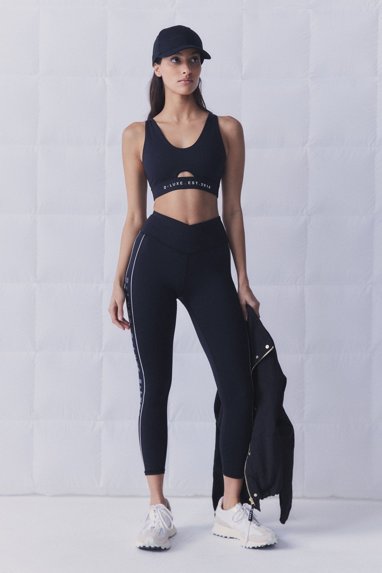 D-Luxe Wrap Waist Logo Legging