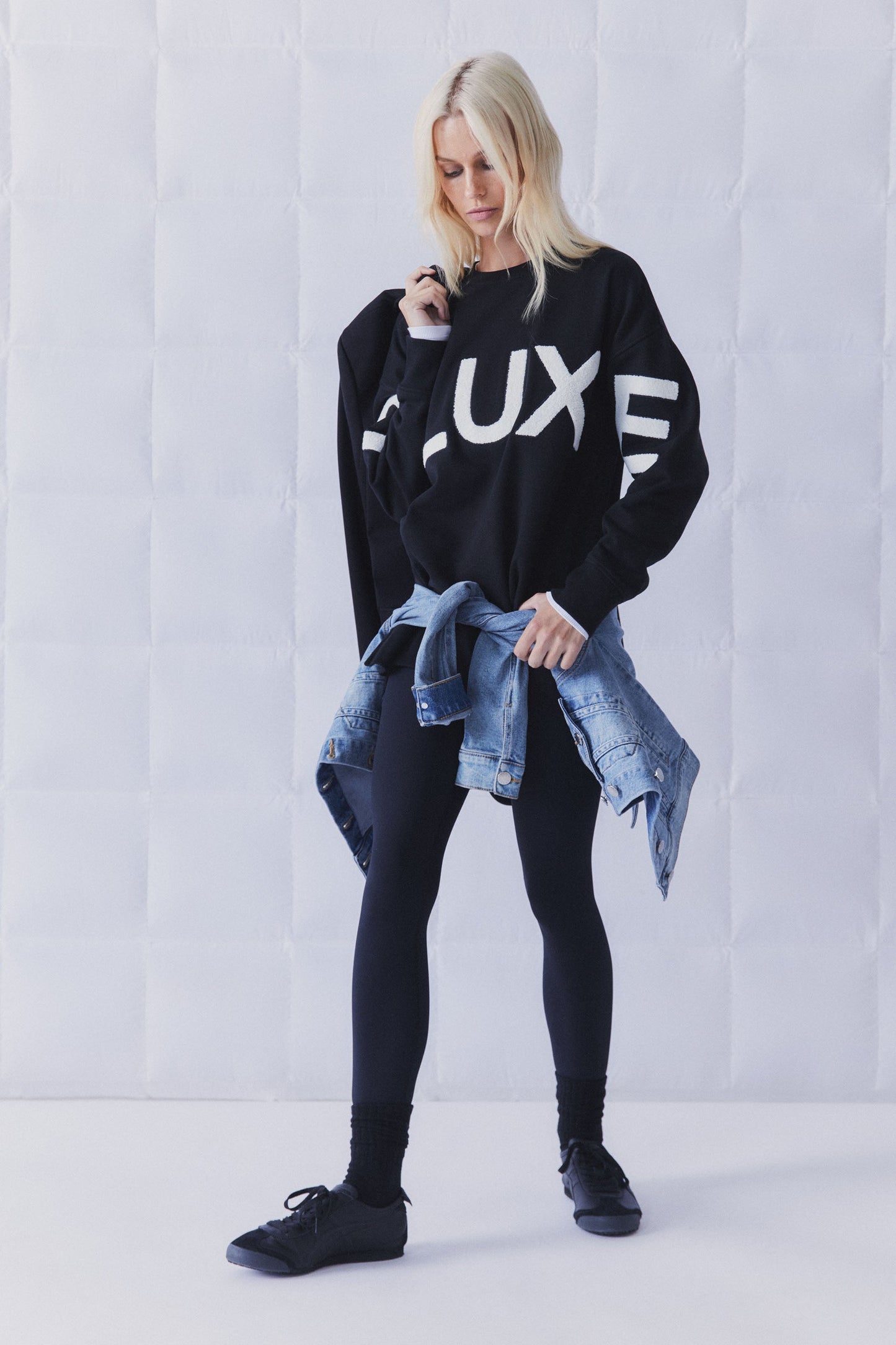 D-Luxe Boucle Logo Sweat