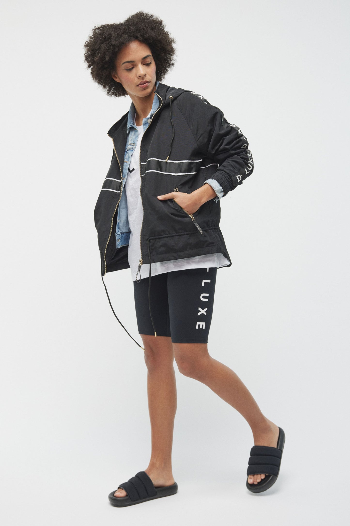 D-Luxe Bold Logo Bike Short