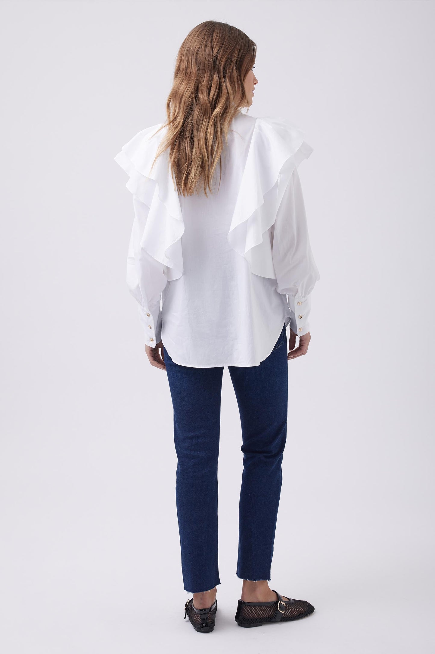 Poppy Ruffle Shirt