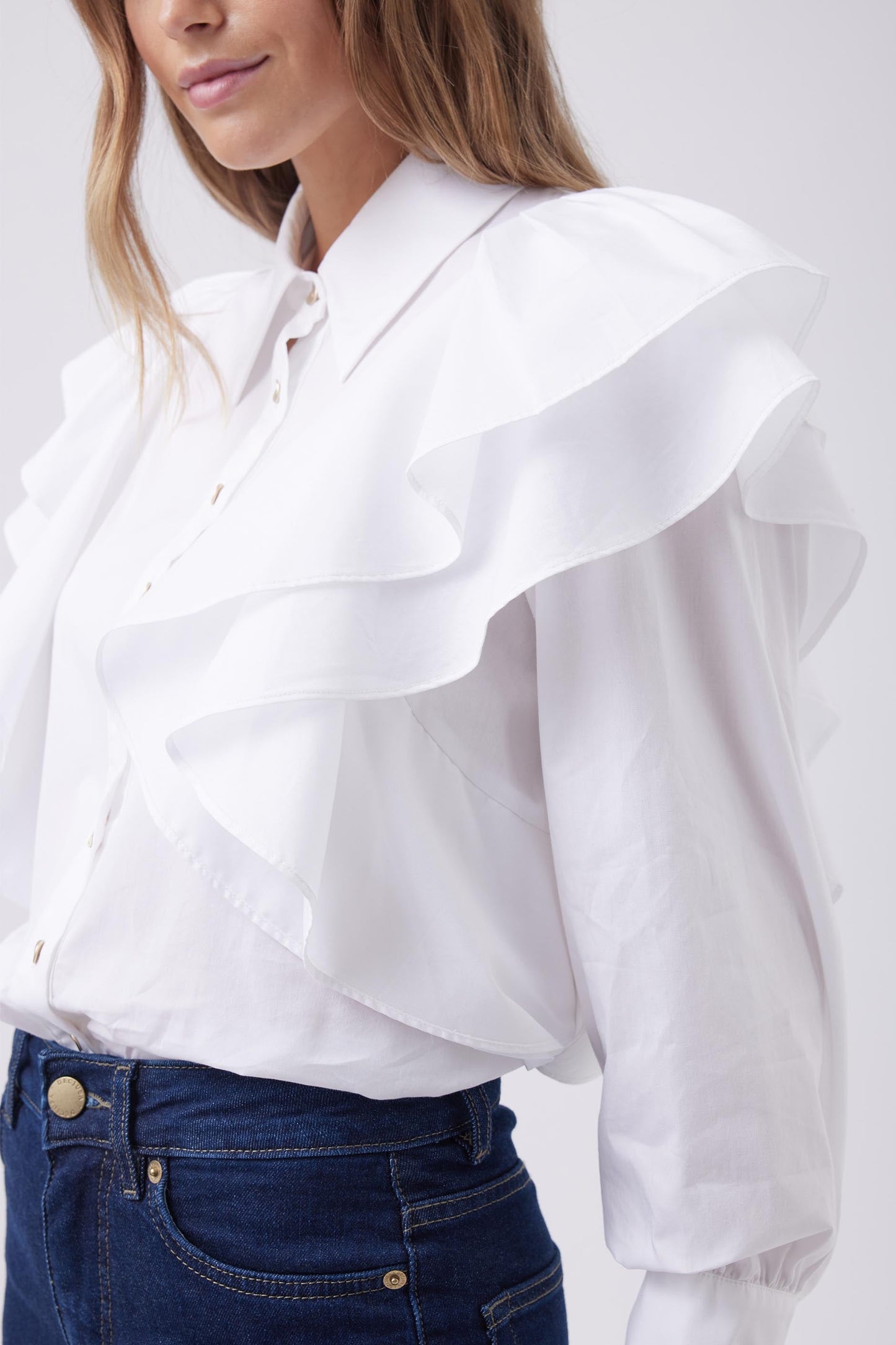 Poppy Ruffle Shirt