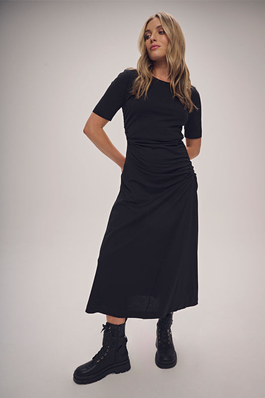 Bronte Short Sleeve Midi Dress