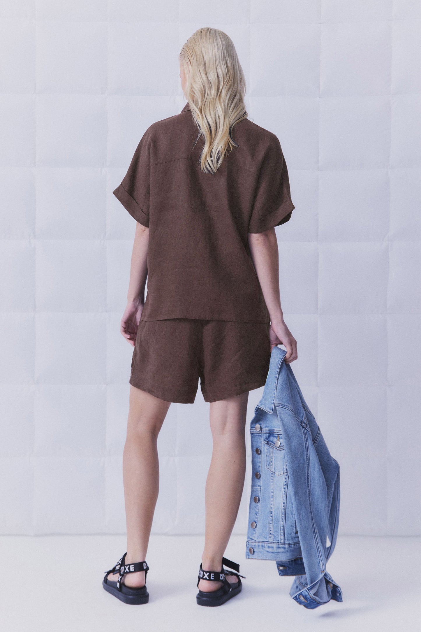 D-Luxe Pocket Linen Shirt