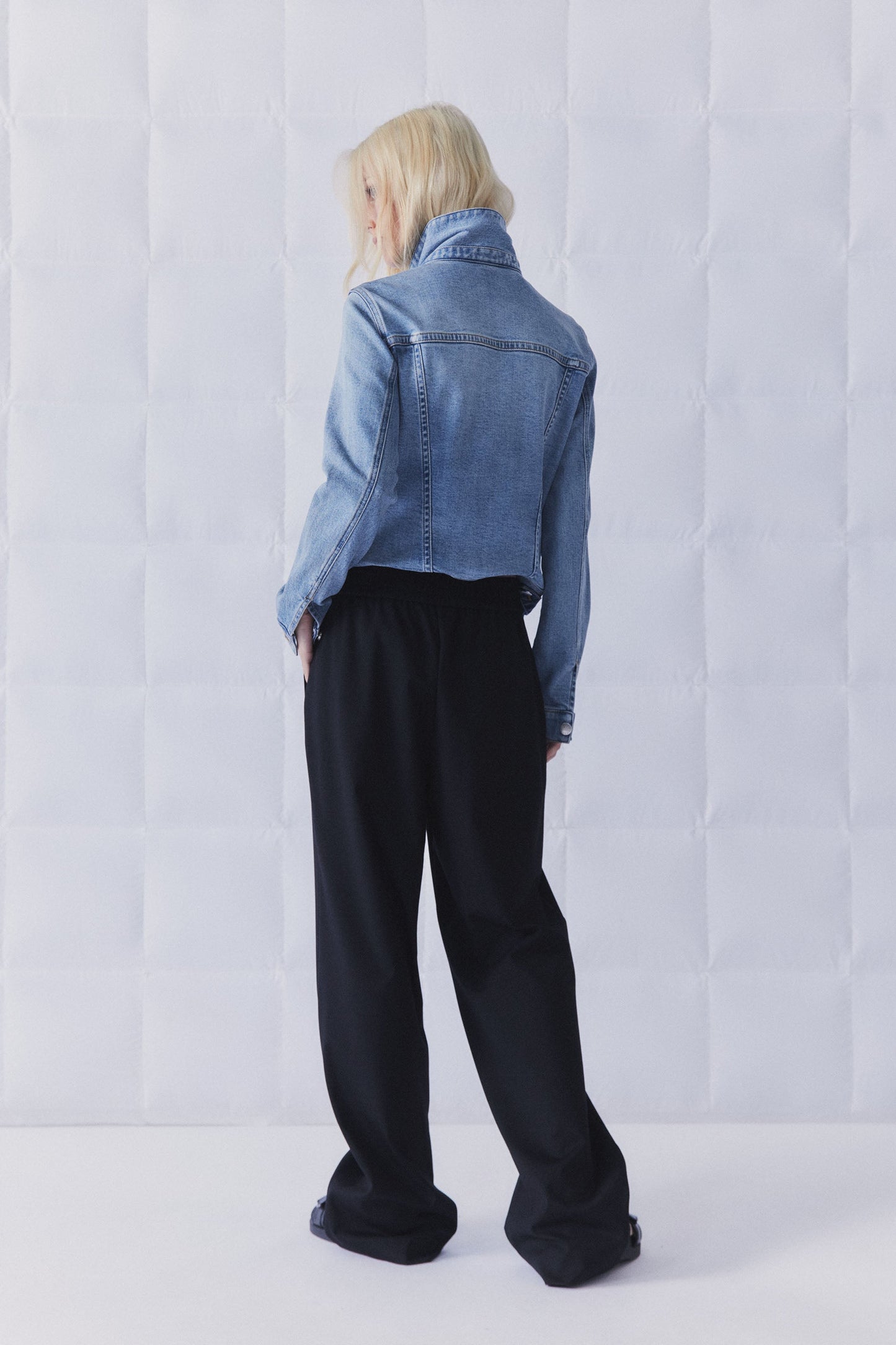 D-Luxe Wide Leg Ponte Jogger