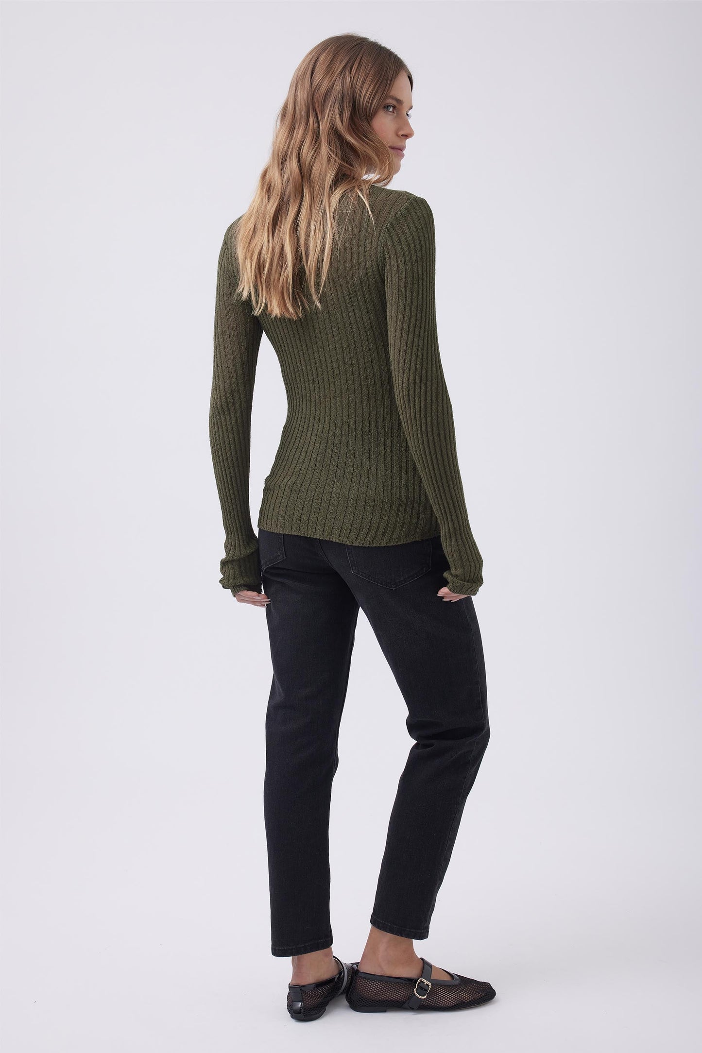 Mae High Neck Knit Top