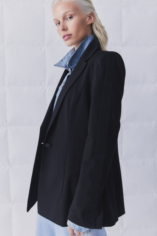 D-Luxe Logo Ponte Blazer