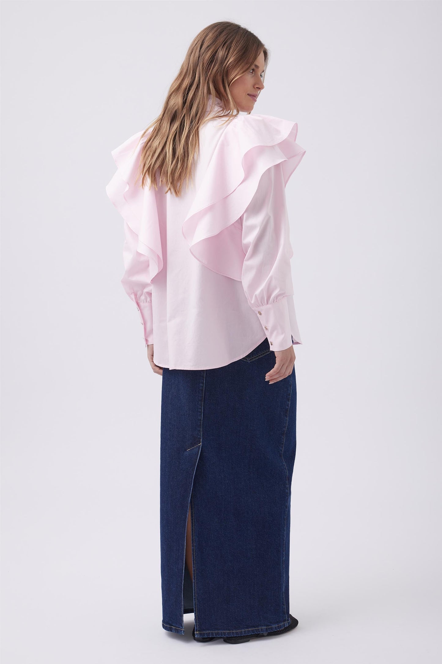 Poppy Ruffle Shirt