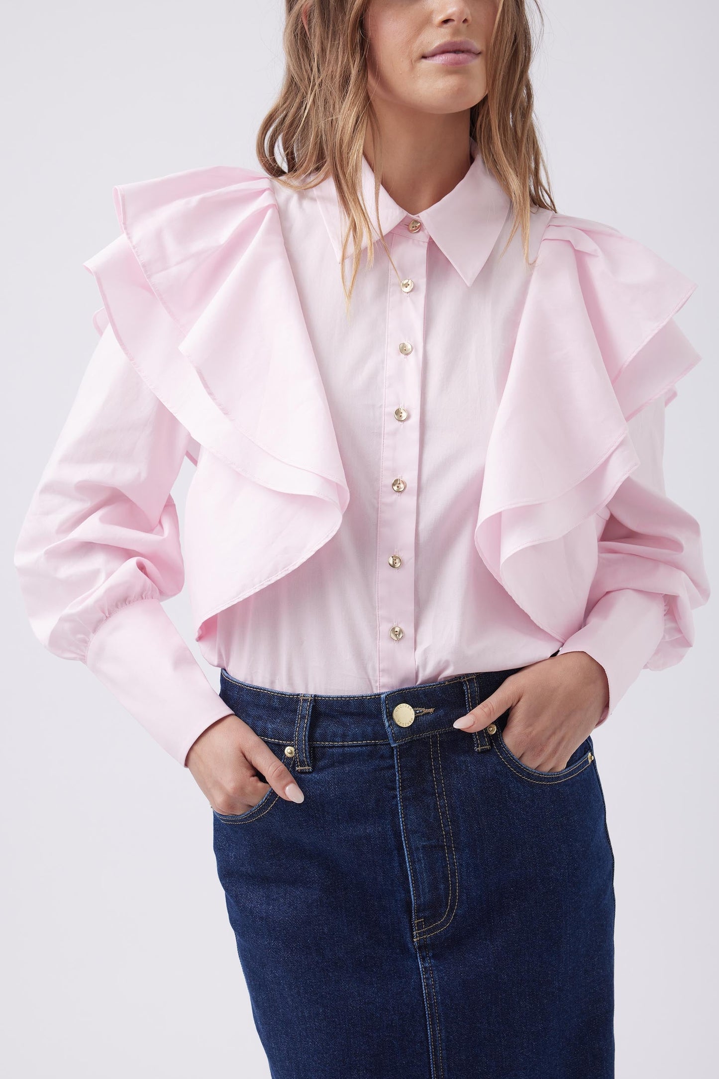 Poppy Ruffle Shirt