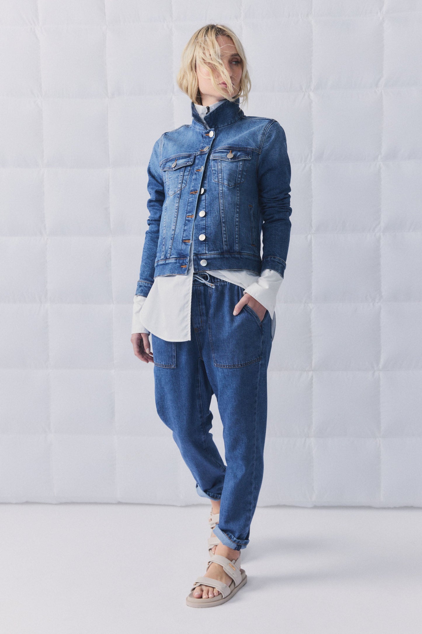 D-Luxe Relaxed Denim Jogger