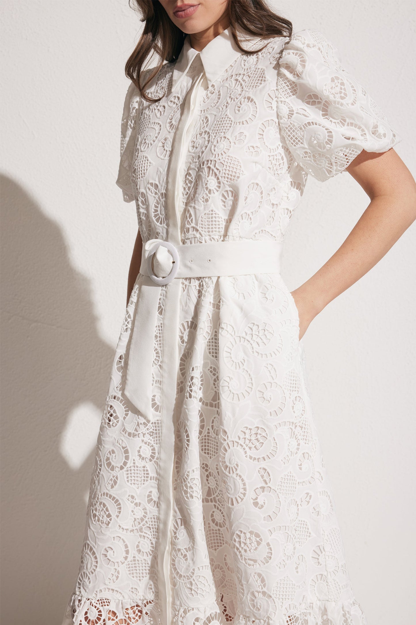 Daphne Lace Midi Dress