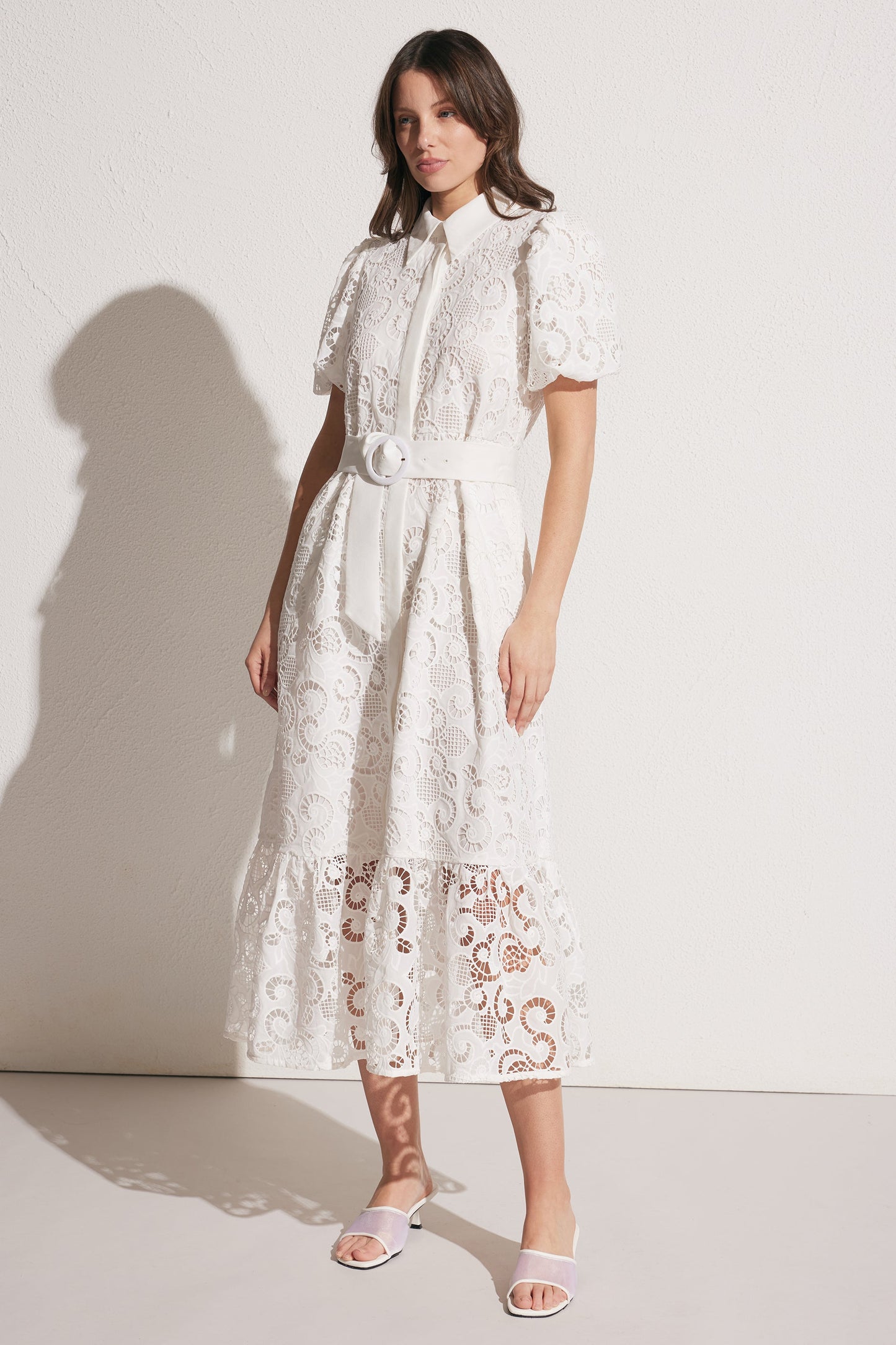 Daphne Lace Midi Dress
