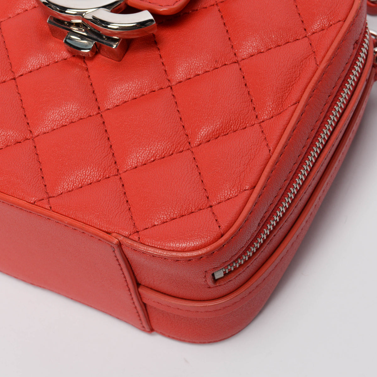 Quilted Leather CC Box Camera Bag