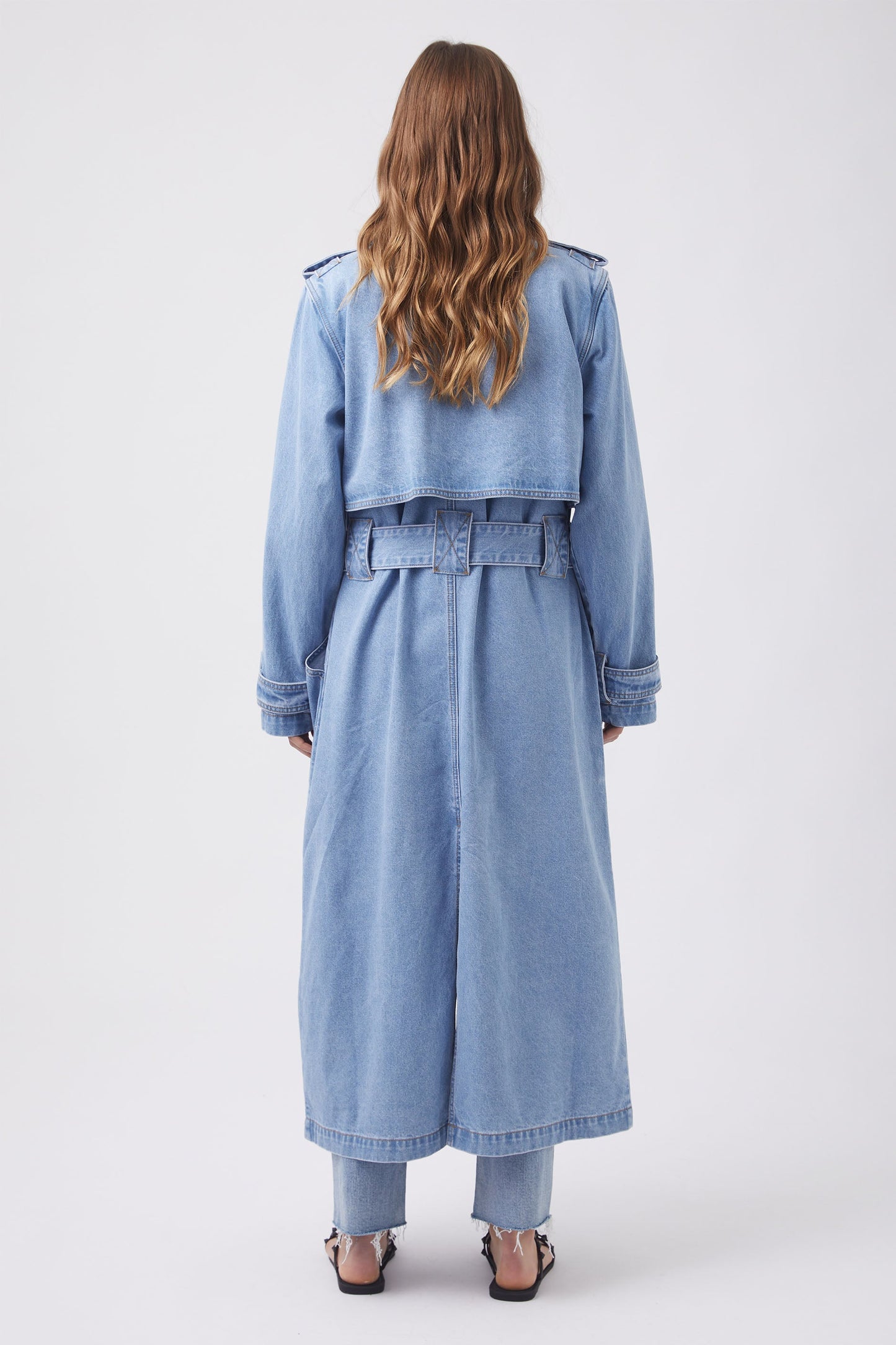 Milana Denim Trench Coat