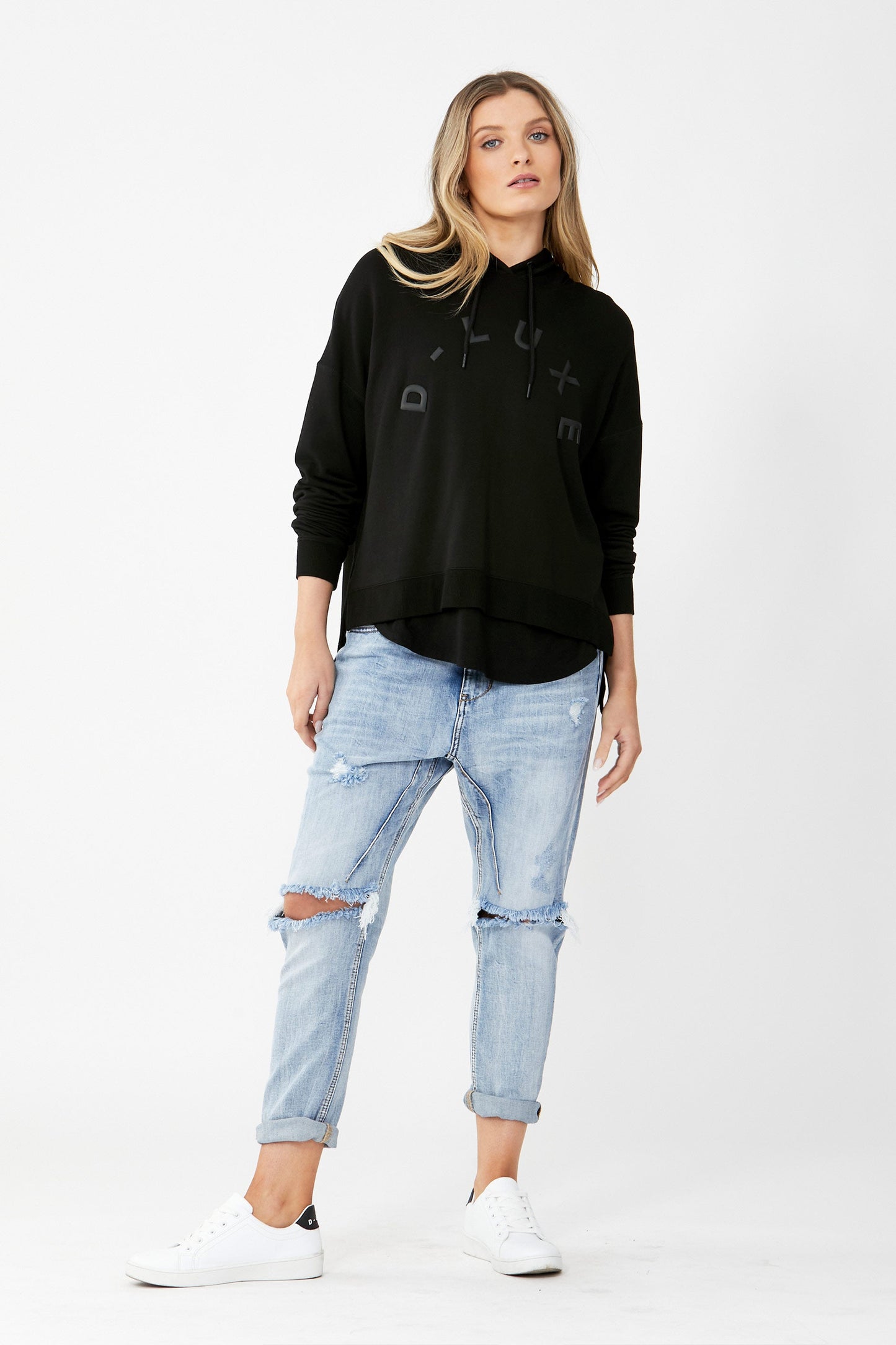 D-Luxe Lightweight Logo Hoodie