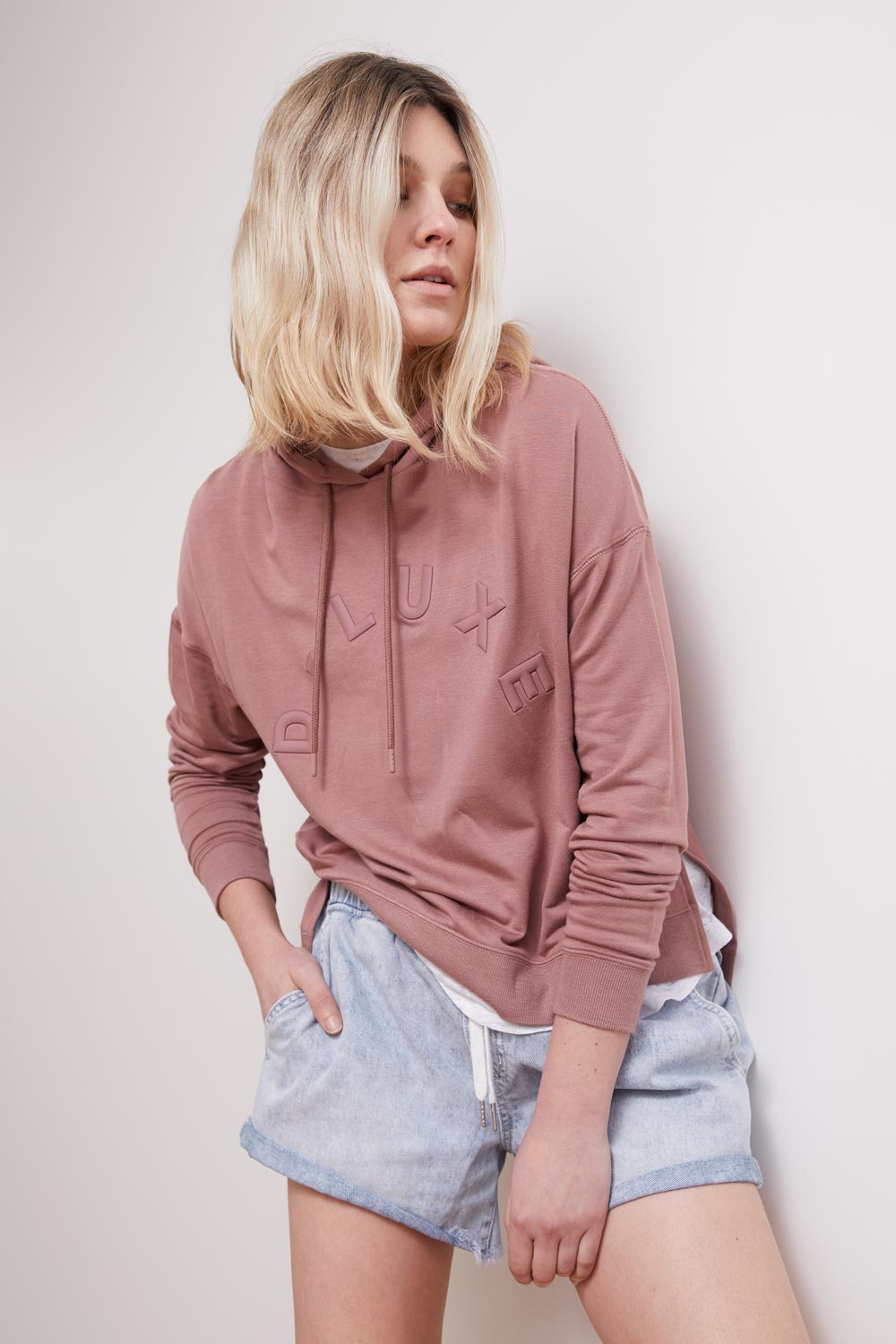 D-Luxe Lightweight Logo Hoodie