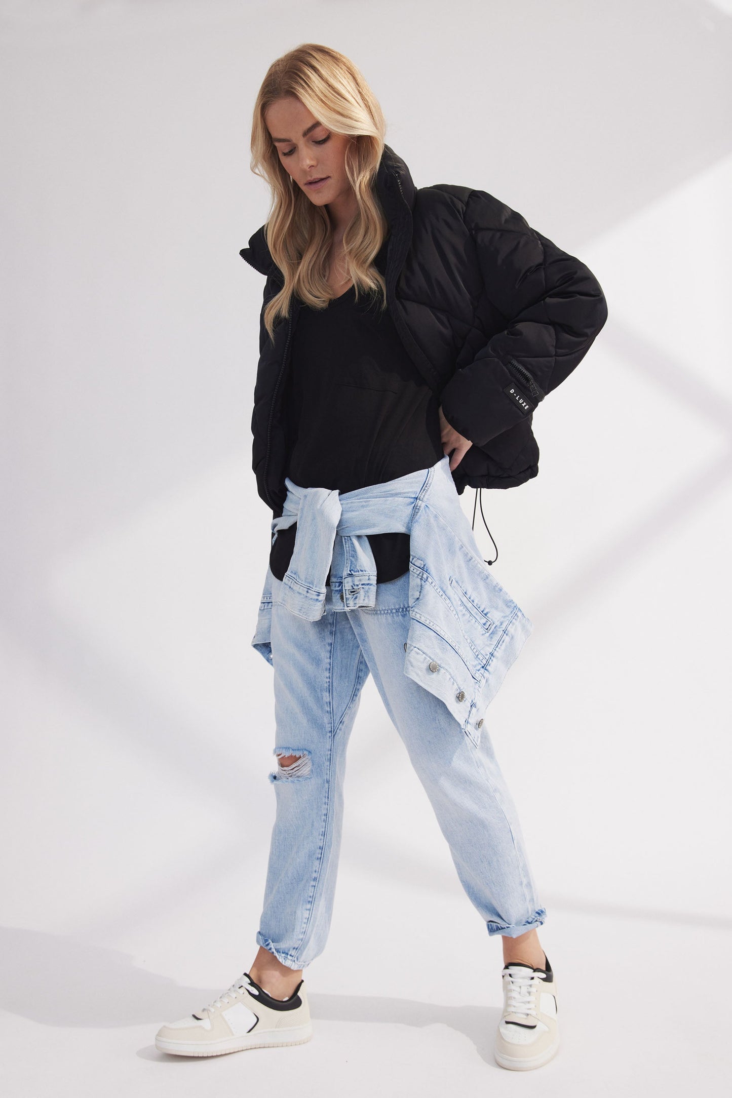 Luxe Long Sleeve Boyfriend Tee