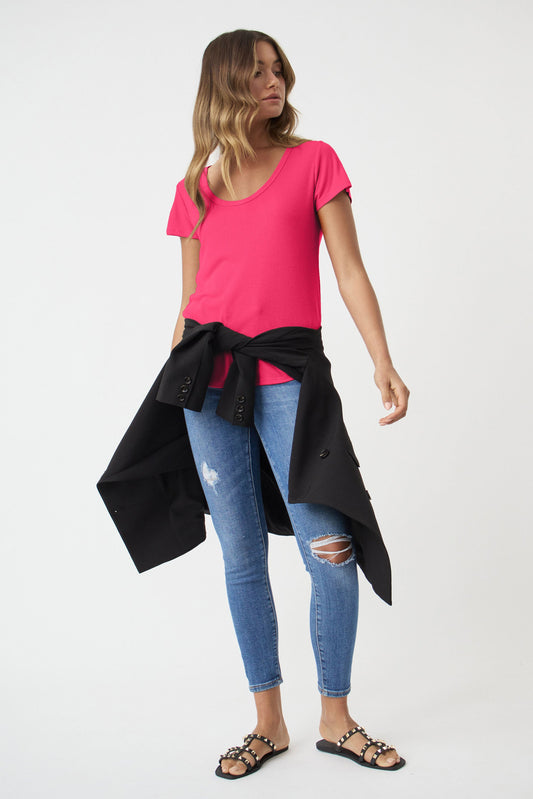 Aliza Soft Rib Tee
