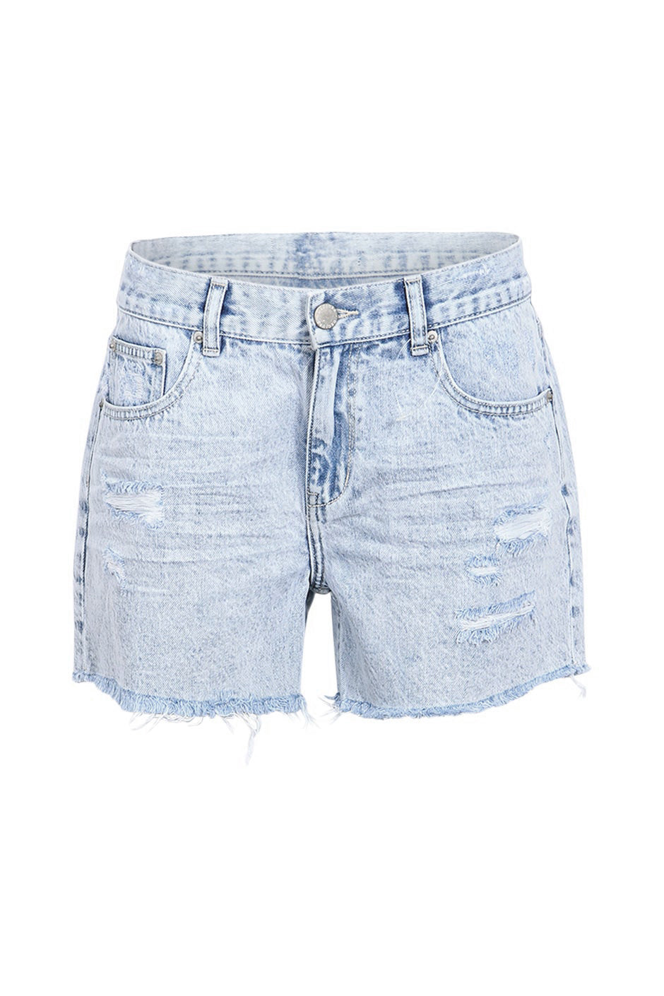Charlie Distressed Denim Short