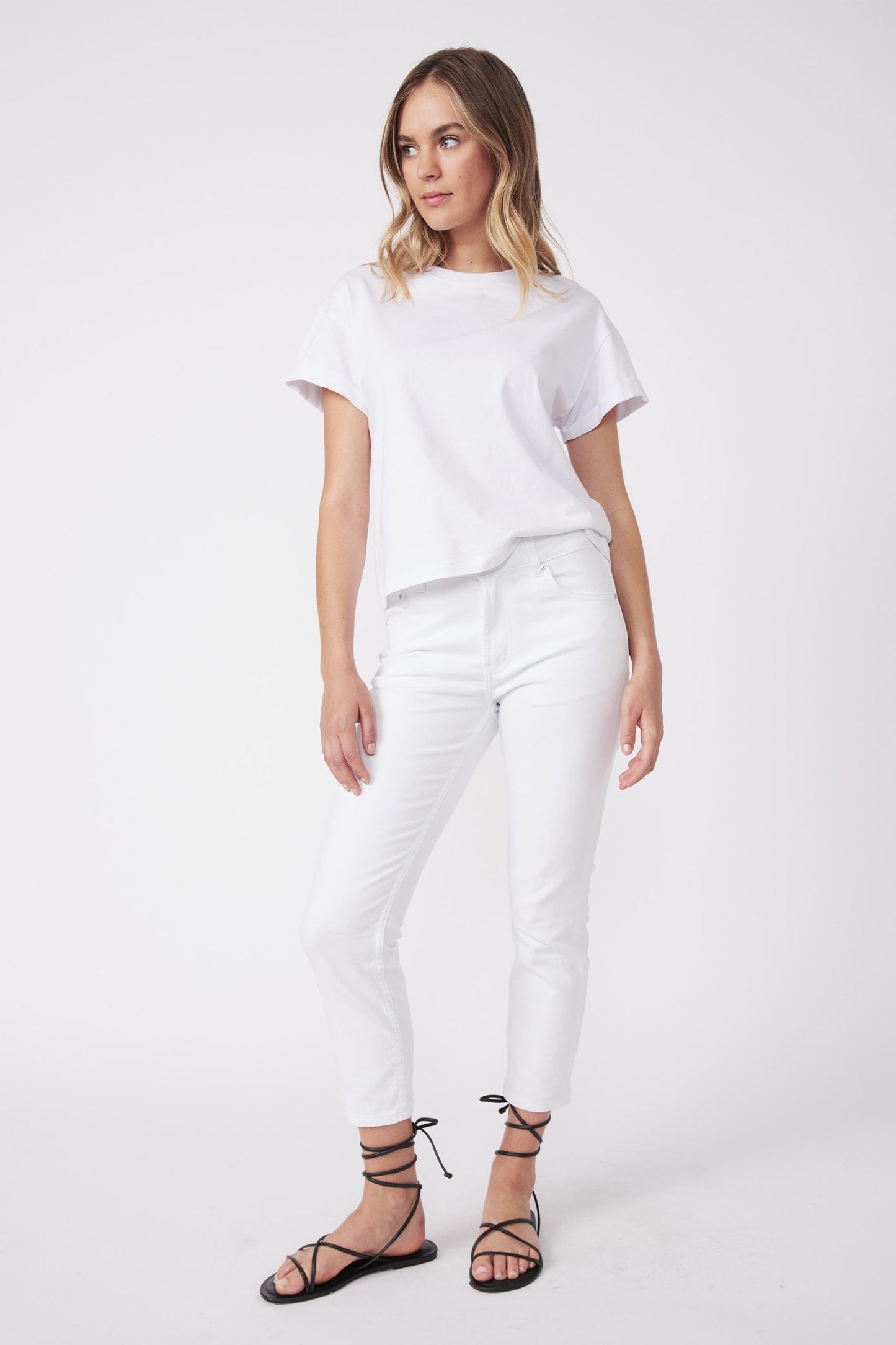 Ella Cuffed Slouchy Tee