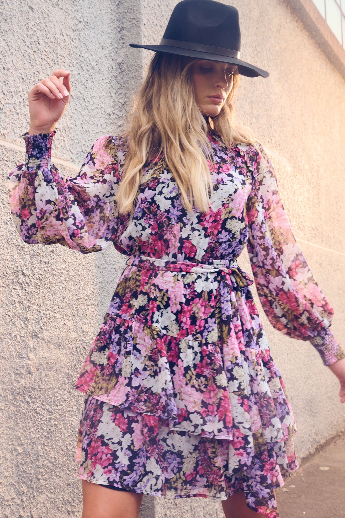 Sarah-Jane Printed Mini Dress