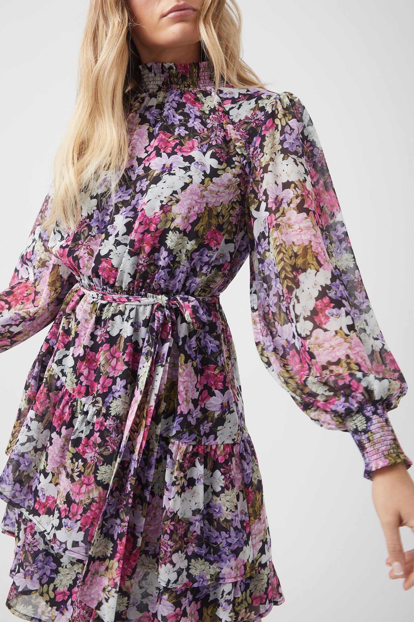 Sarah-Jane Printed Mini Dress