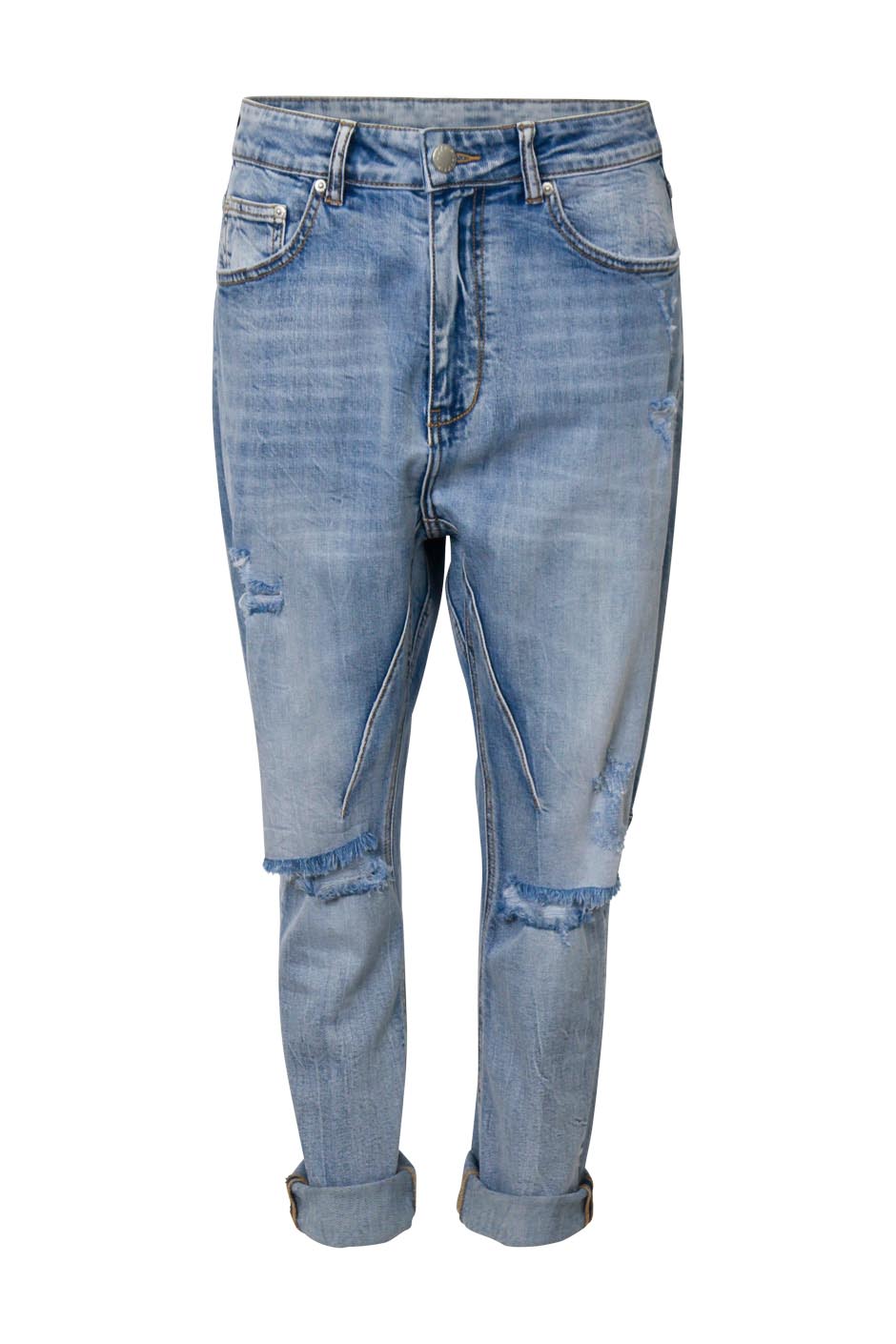 D-Luxe Ripped Boyfriend Jean