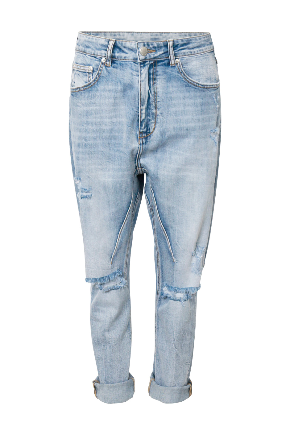 D-Luxe Ripped Boyfriend Jean