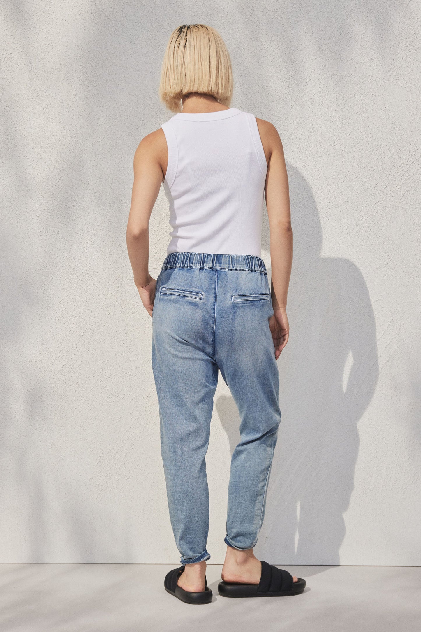 D-Luxe Knit Denim Jogger