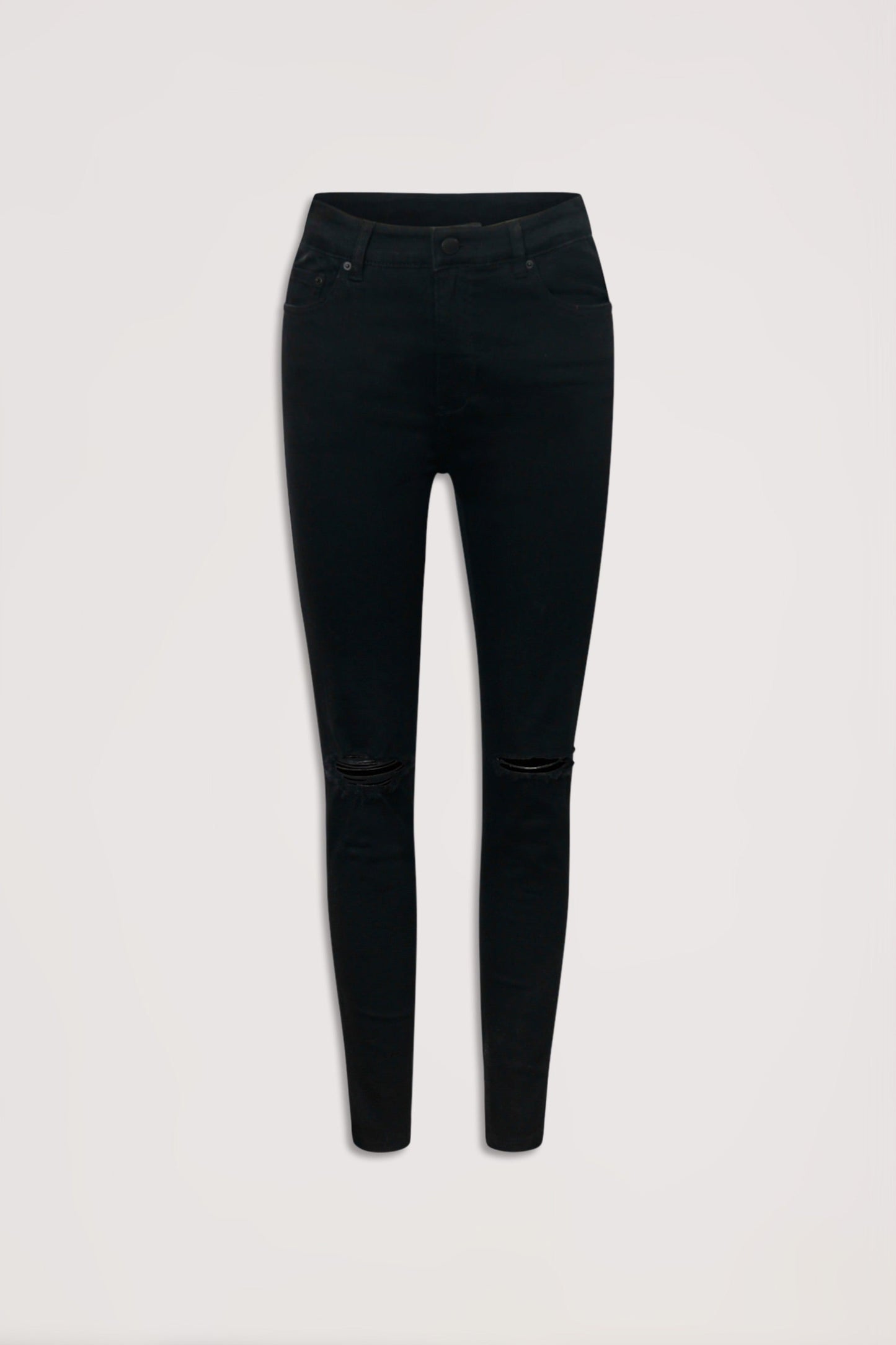 Evie Distressed High Rise Jean