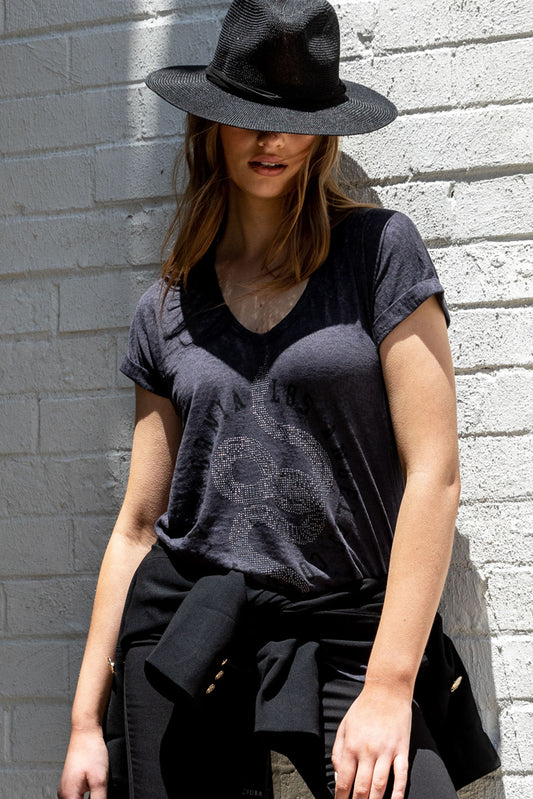 Snake Studded Band Tee