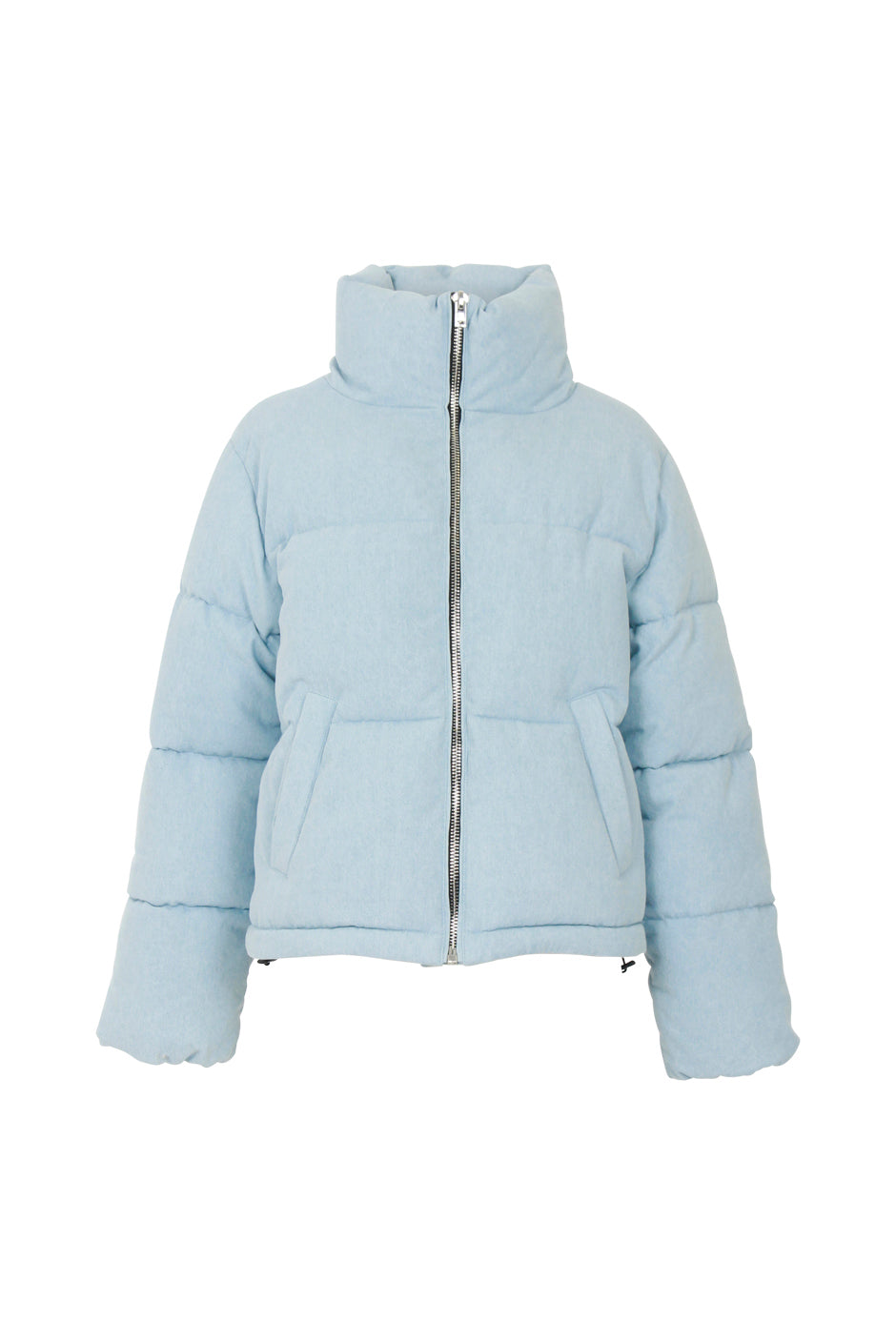 Drew Denim Short Puffer