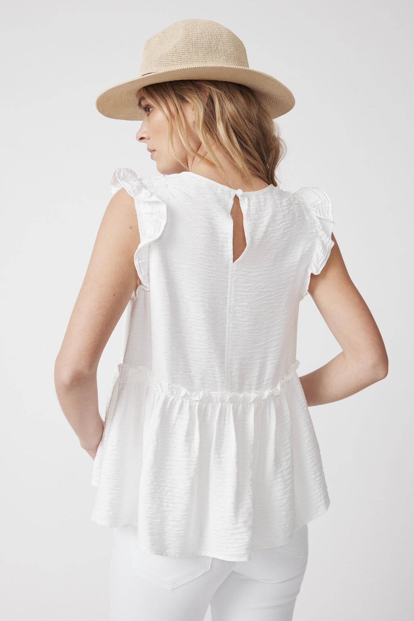 Mia Tiered Sleeveless Blouse