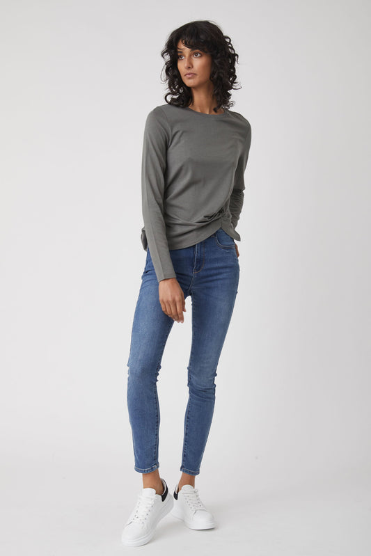 Amberley Long Sleeve Knot Tee
