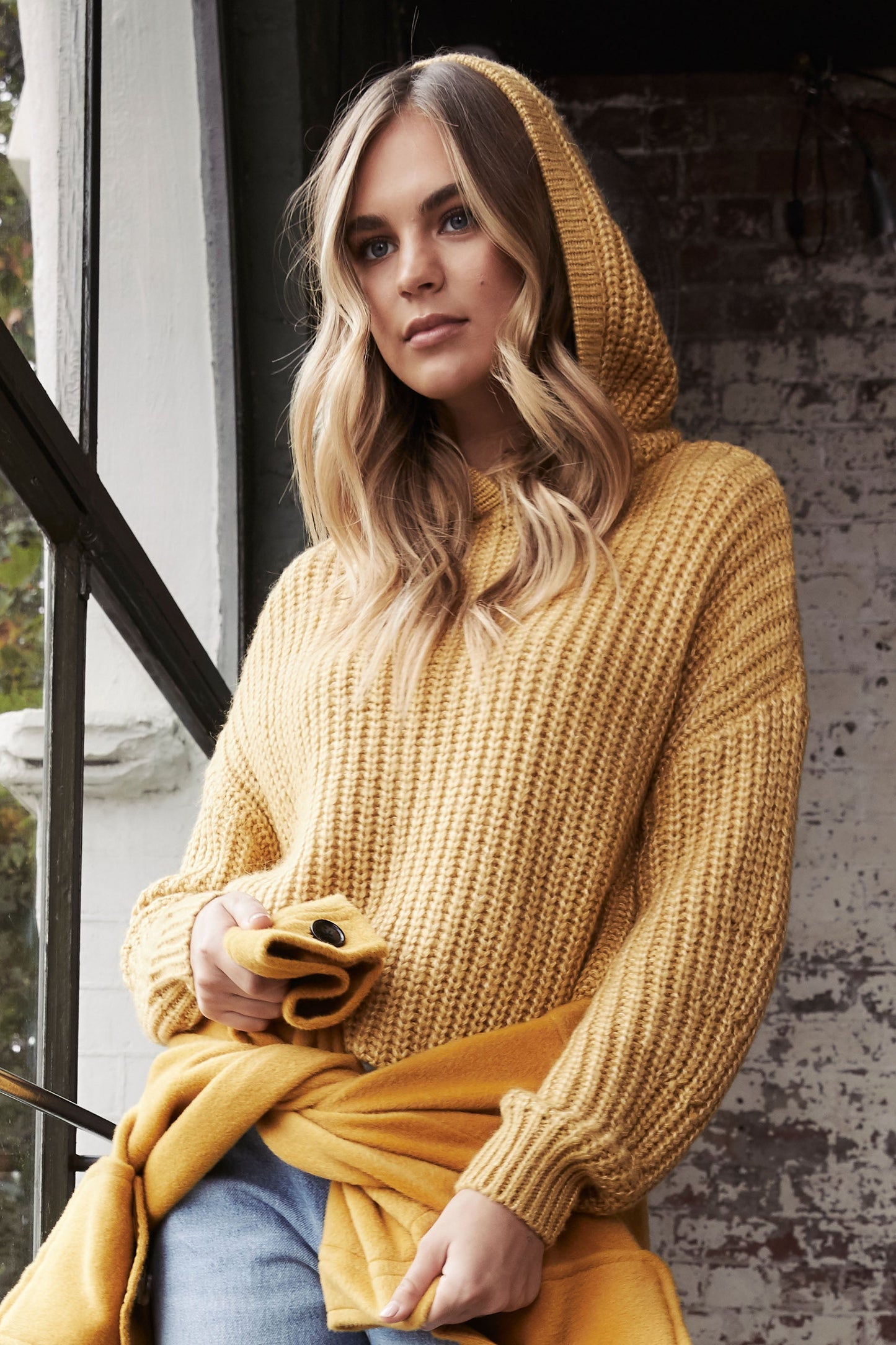 Carter Hooded Knit Jumper