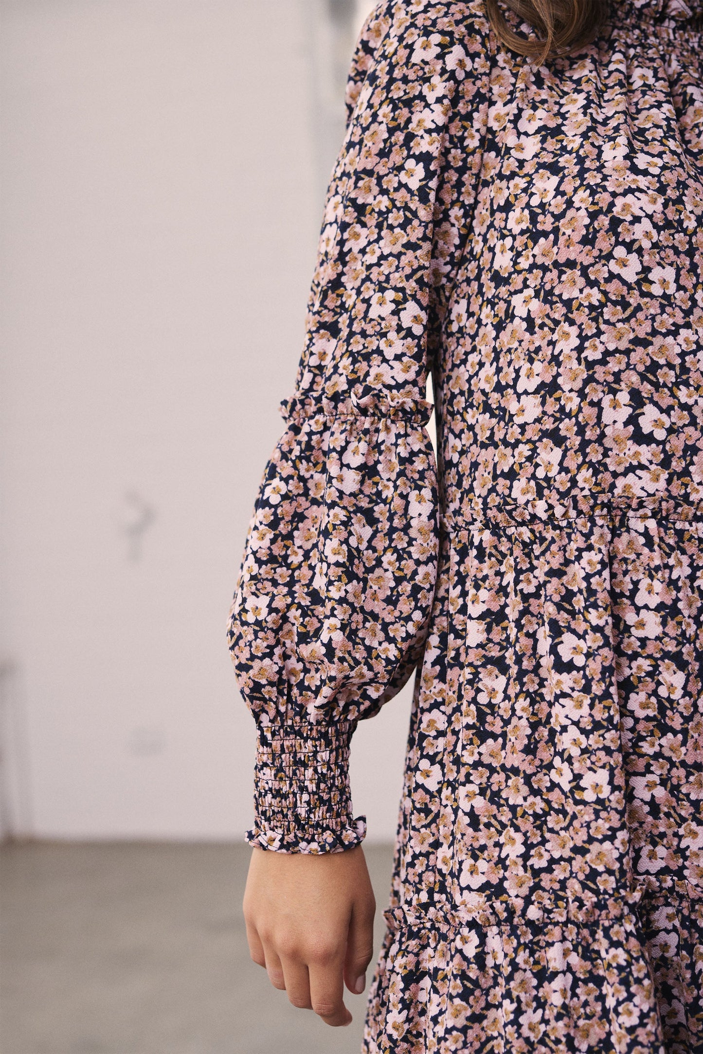 Ariana Ruffle Midi Dress