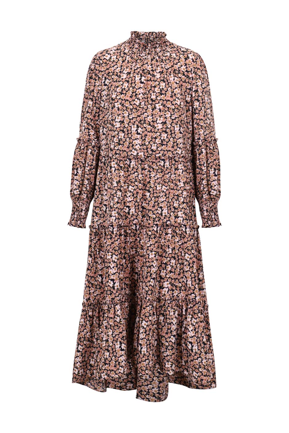 Ariana Ruffle Midi Dress