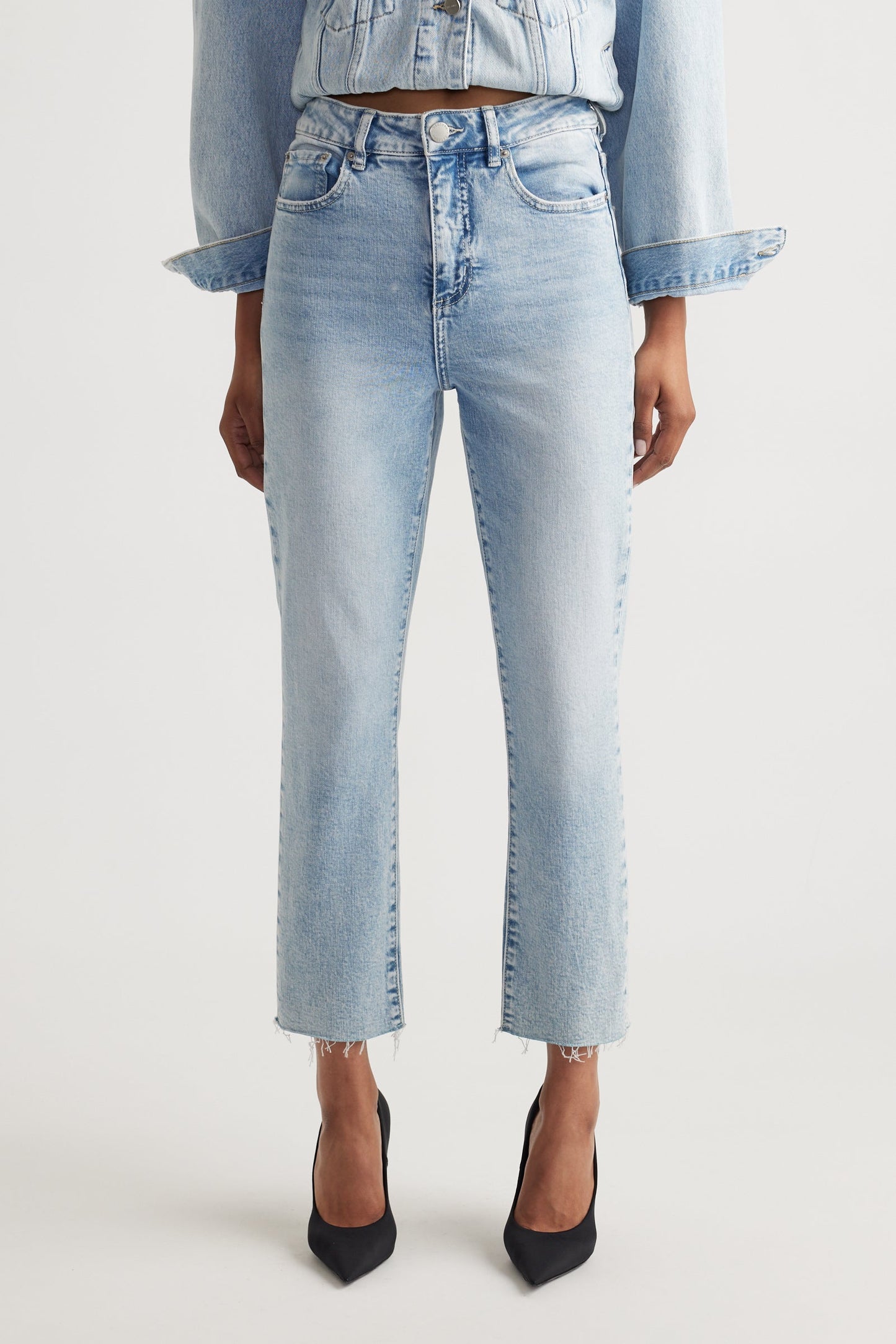 Becky High Rise Straight Jeans