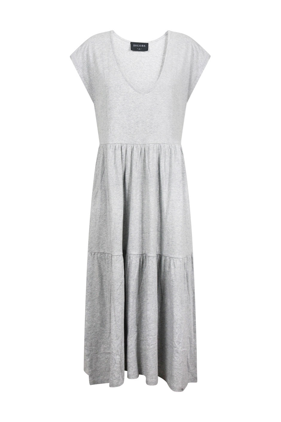 Cooper V Neck Tiered MidiDress