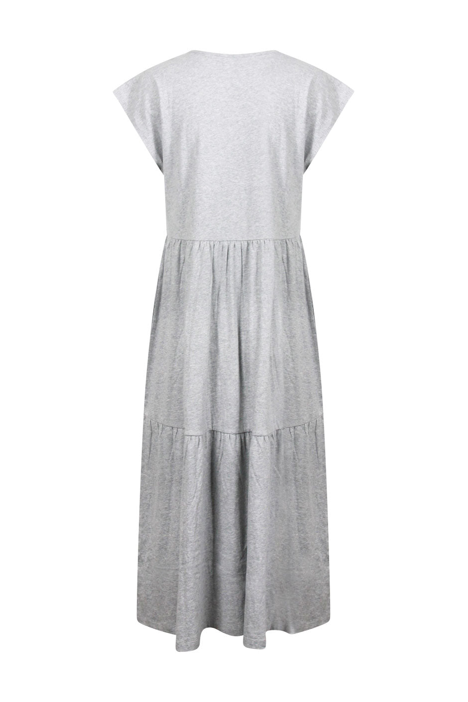 Cooper V Neck Tiered MidiDress