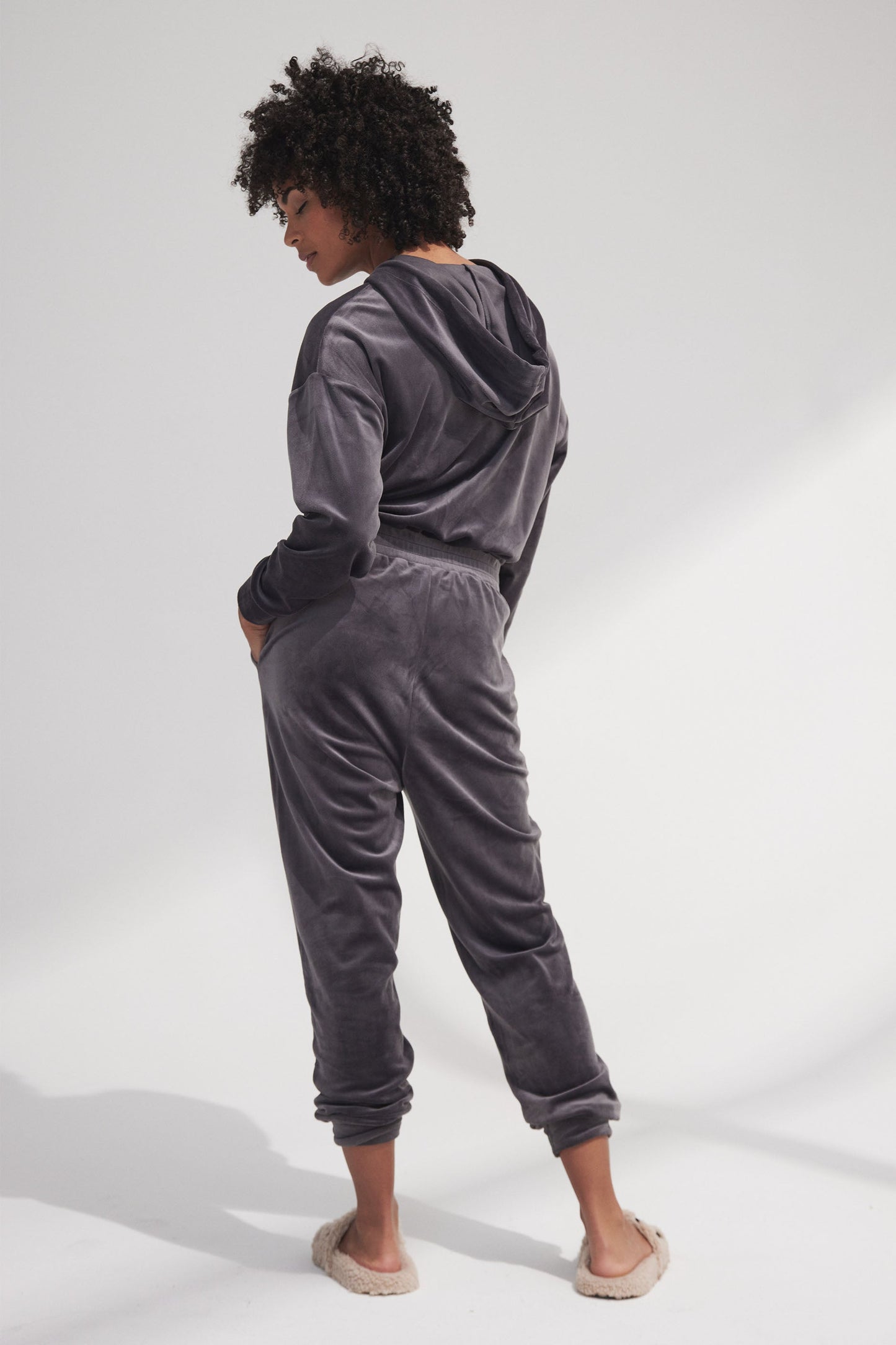 D-Luxe Velour Jumpsuit