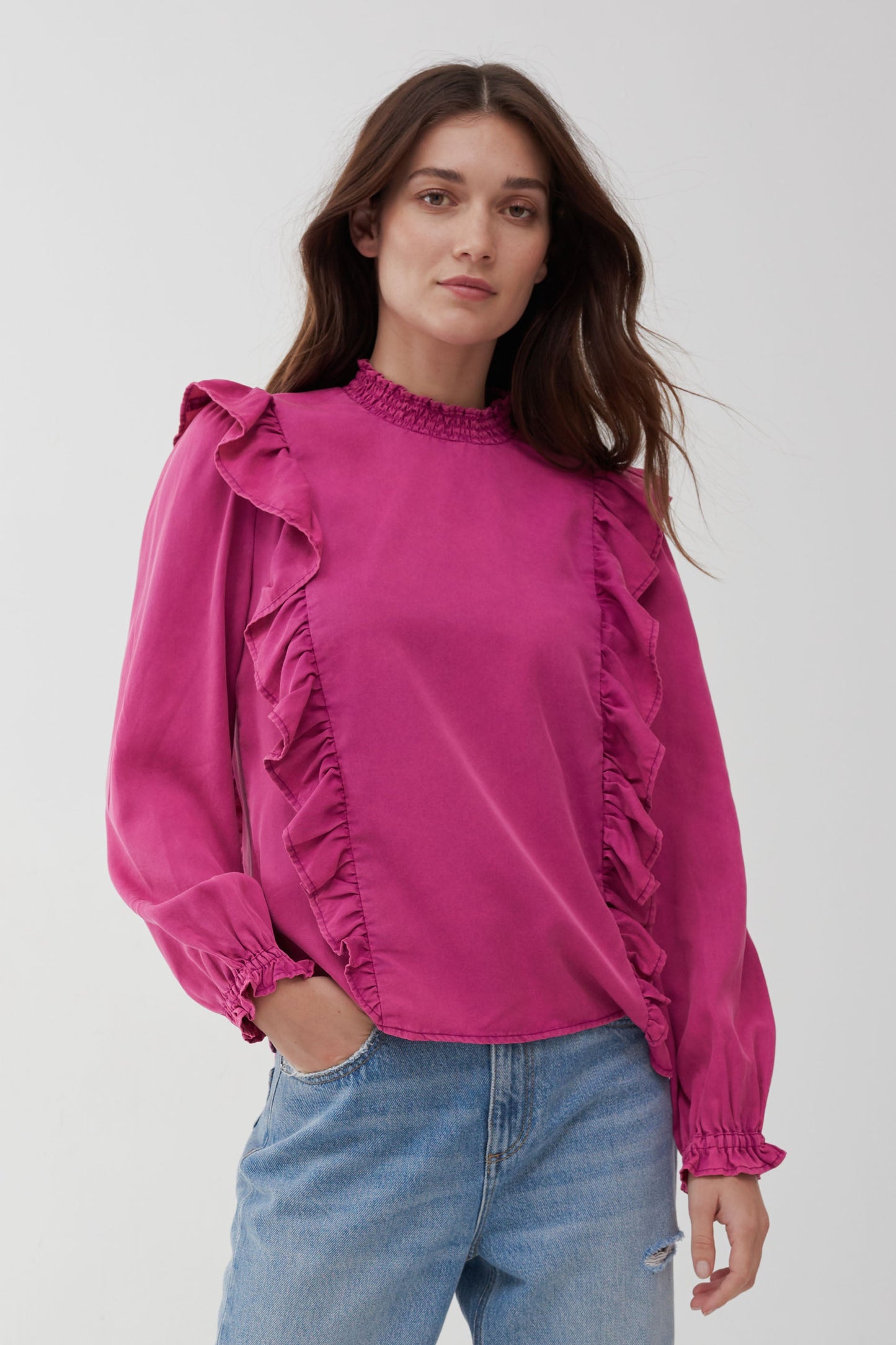 Inka Ruffle Blouse