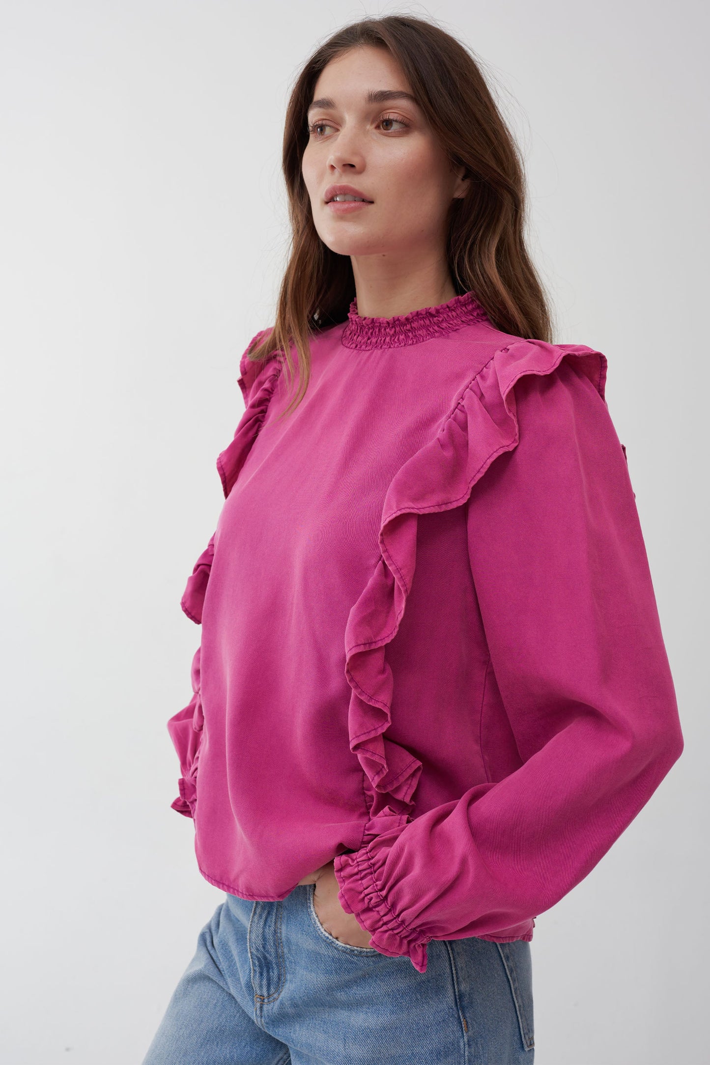 Inka Ruffle Blouse