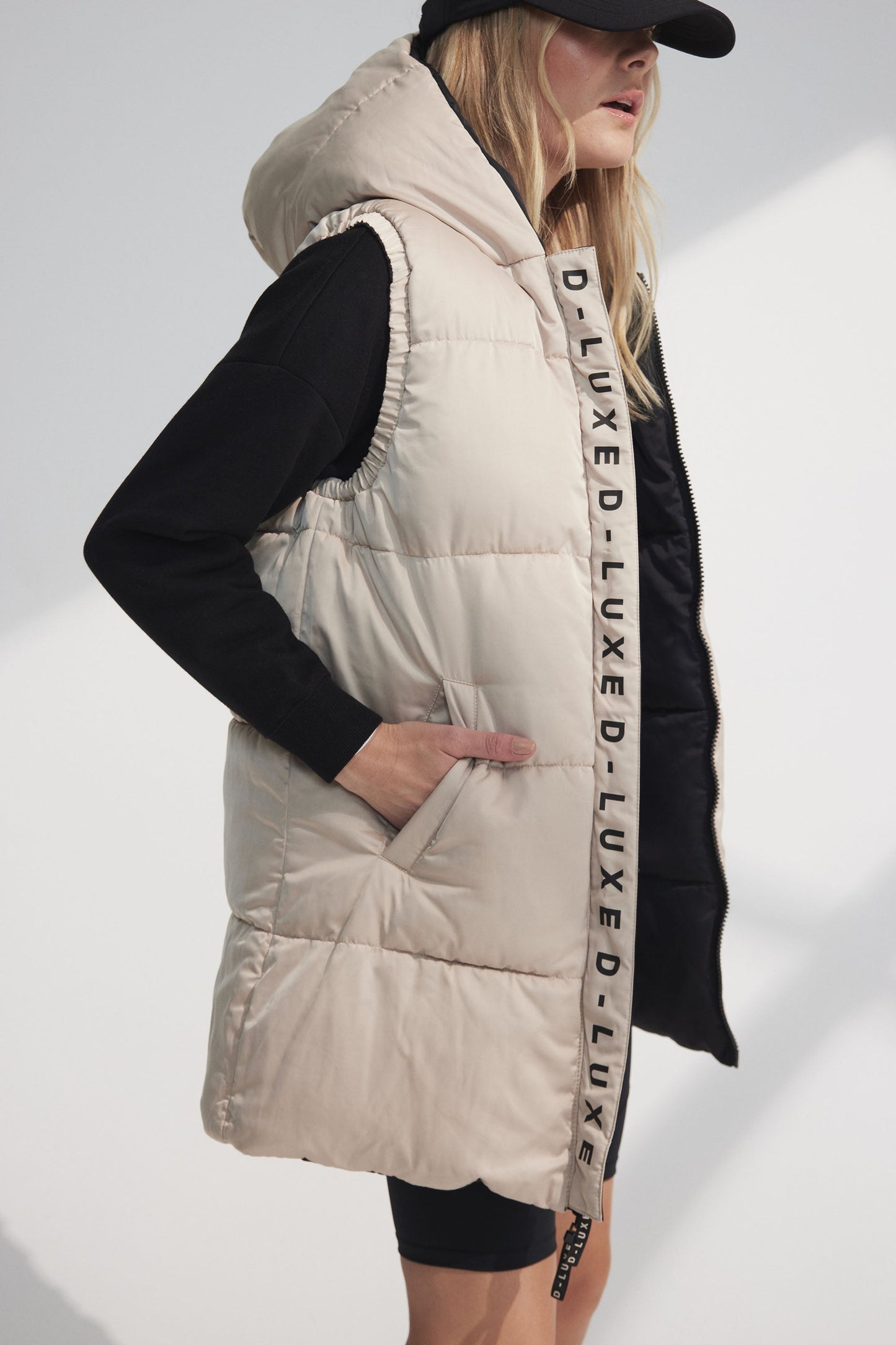 D-Luxe Reversible Puffer Vest