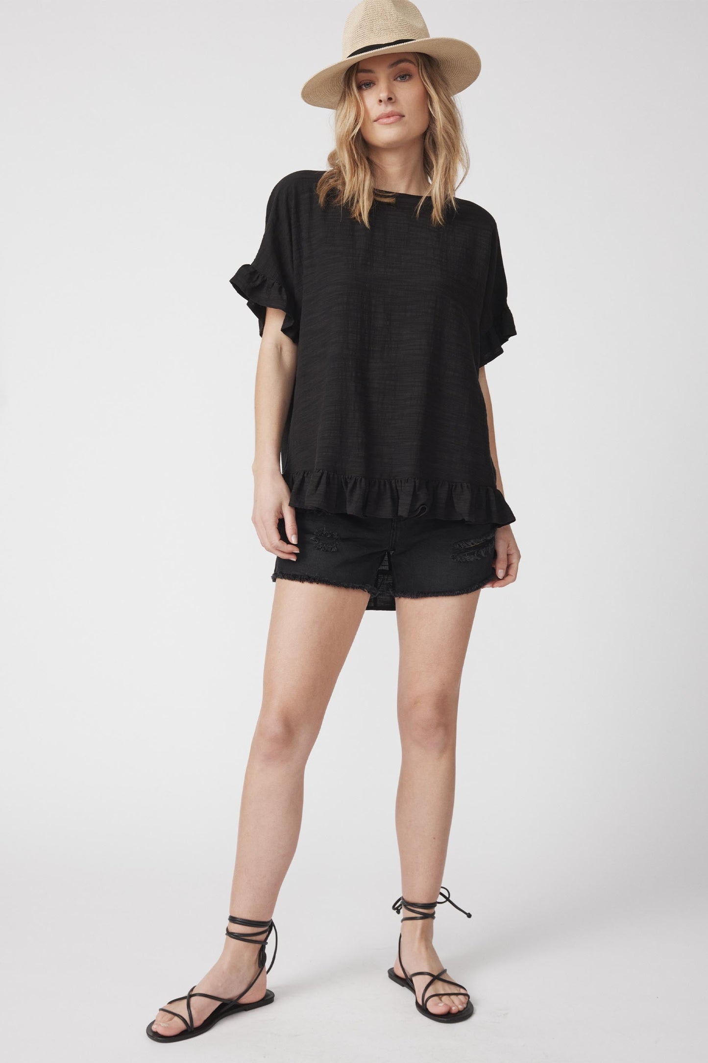 Stevie Ruffle Top