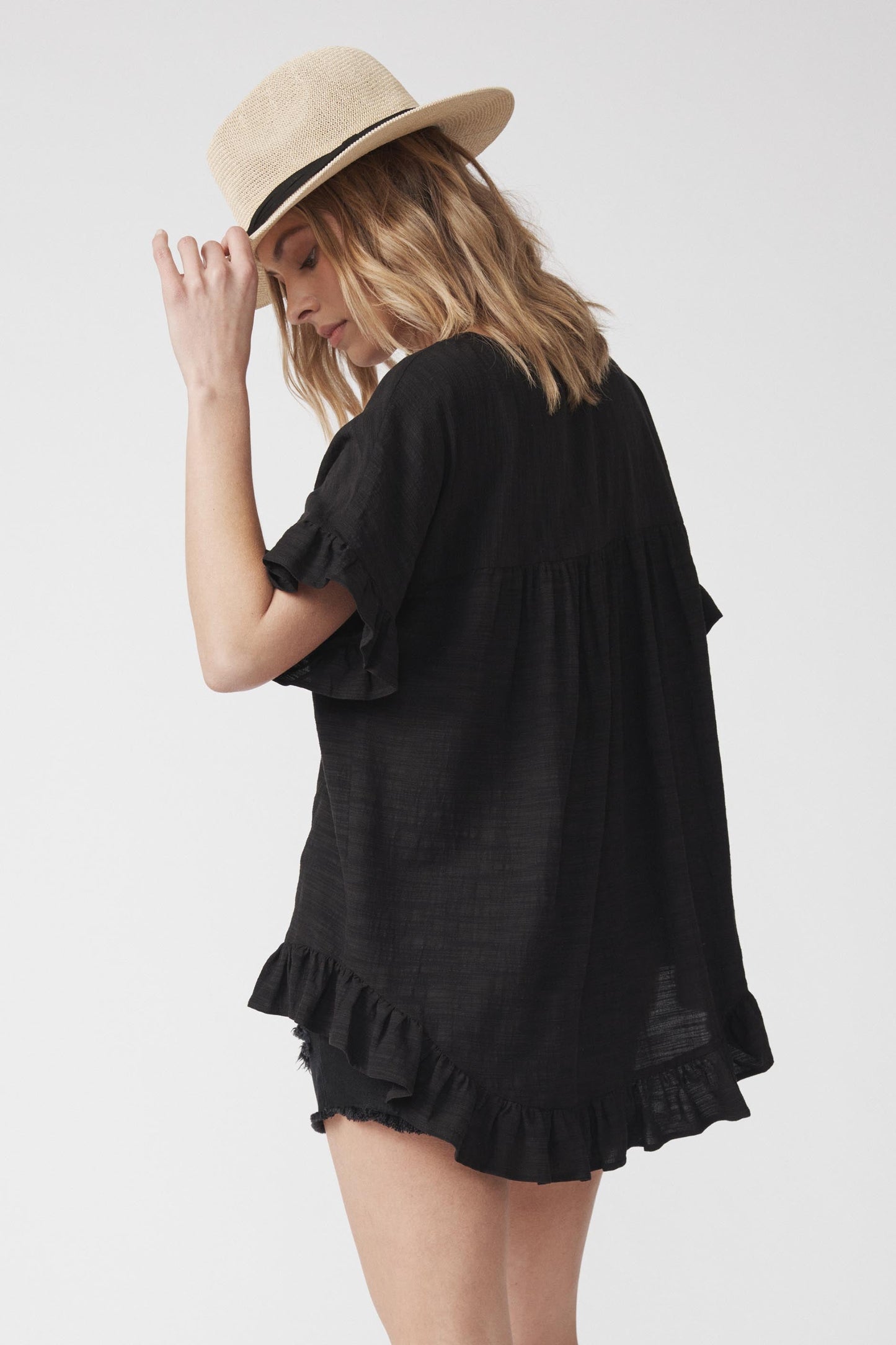 Stevie Ruffle Top