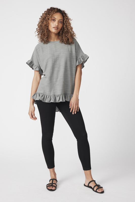 Stevie Ruffle Top